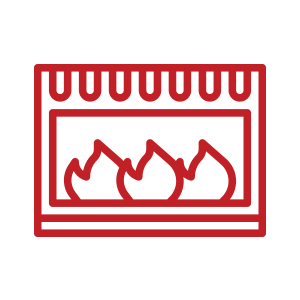 Gas Fireplace Inserts Icon
