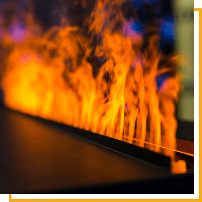 gas flames