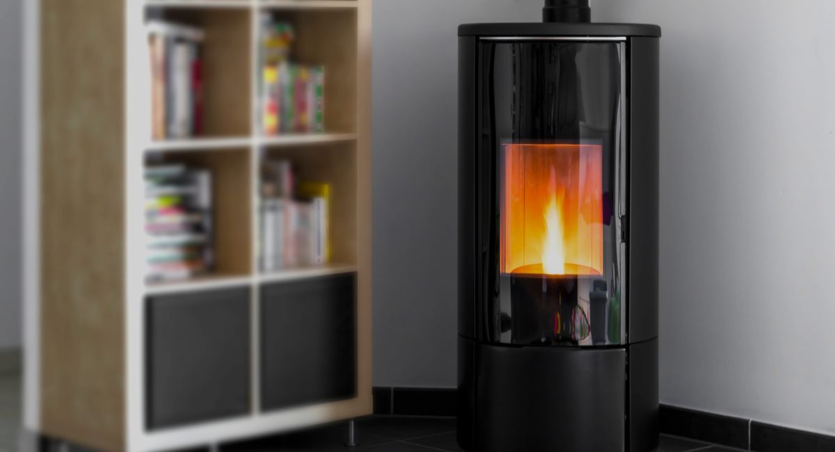 freestanding pellet stove