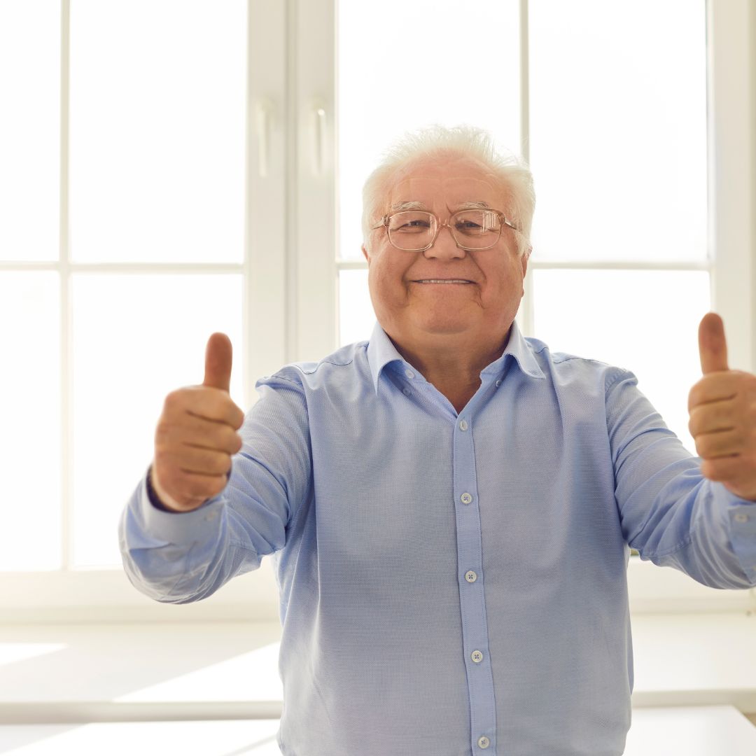 A healthy older man