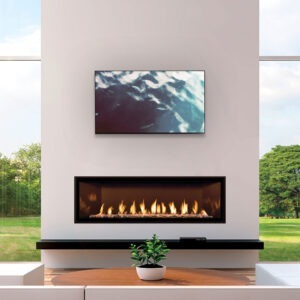 photo of Mendota Timberline Series Linear Fireplaces