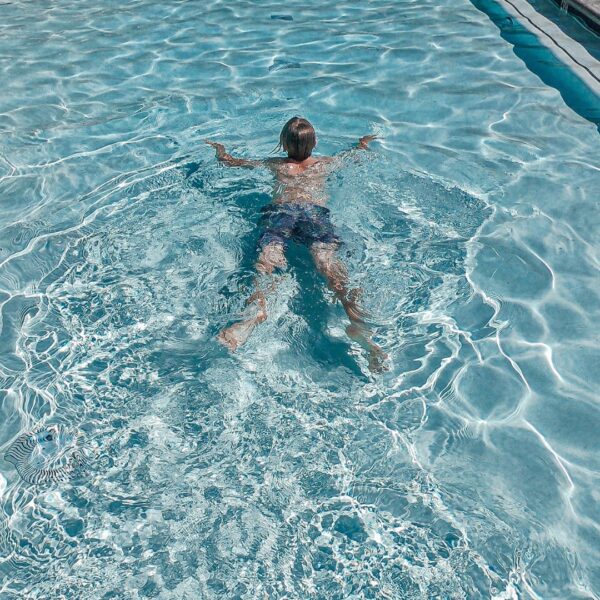 boy in pool