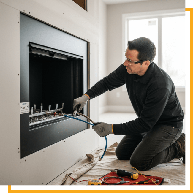 gas fireplace installer