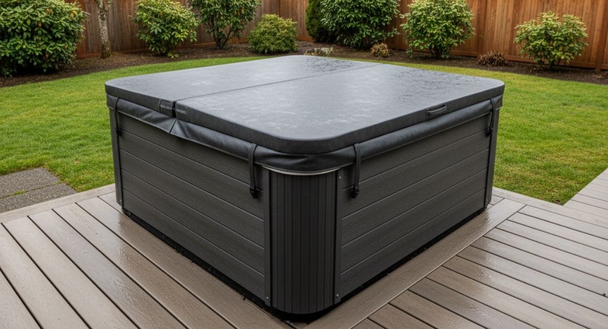 hot tub cover for a home spa
