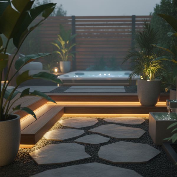 spa landscaping