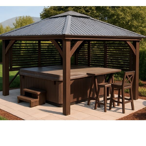 semi-enclosed gazebo