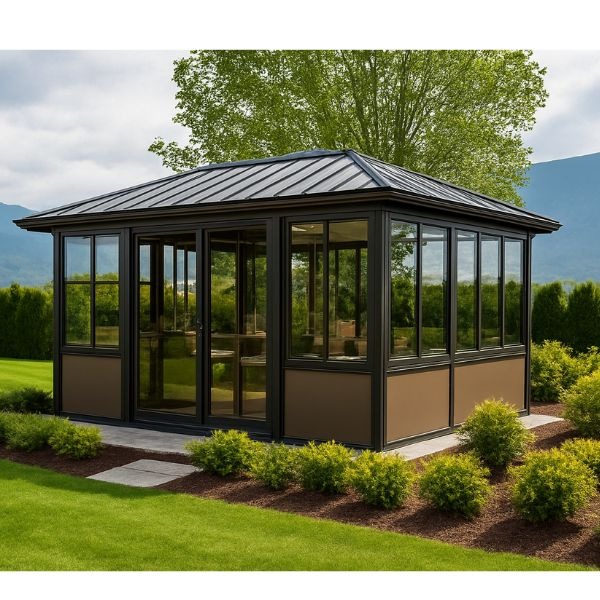 fully-enclosed gazebos