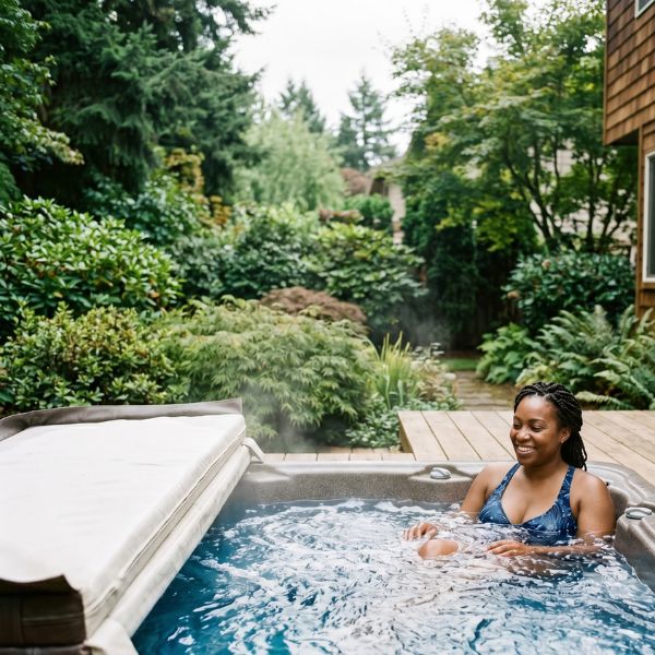 woman in spa
