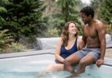 couple in hot tub