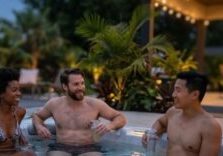 people in hot tub